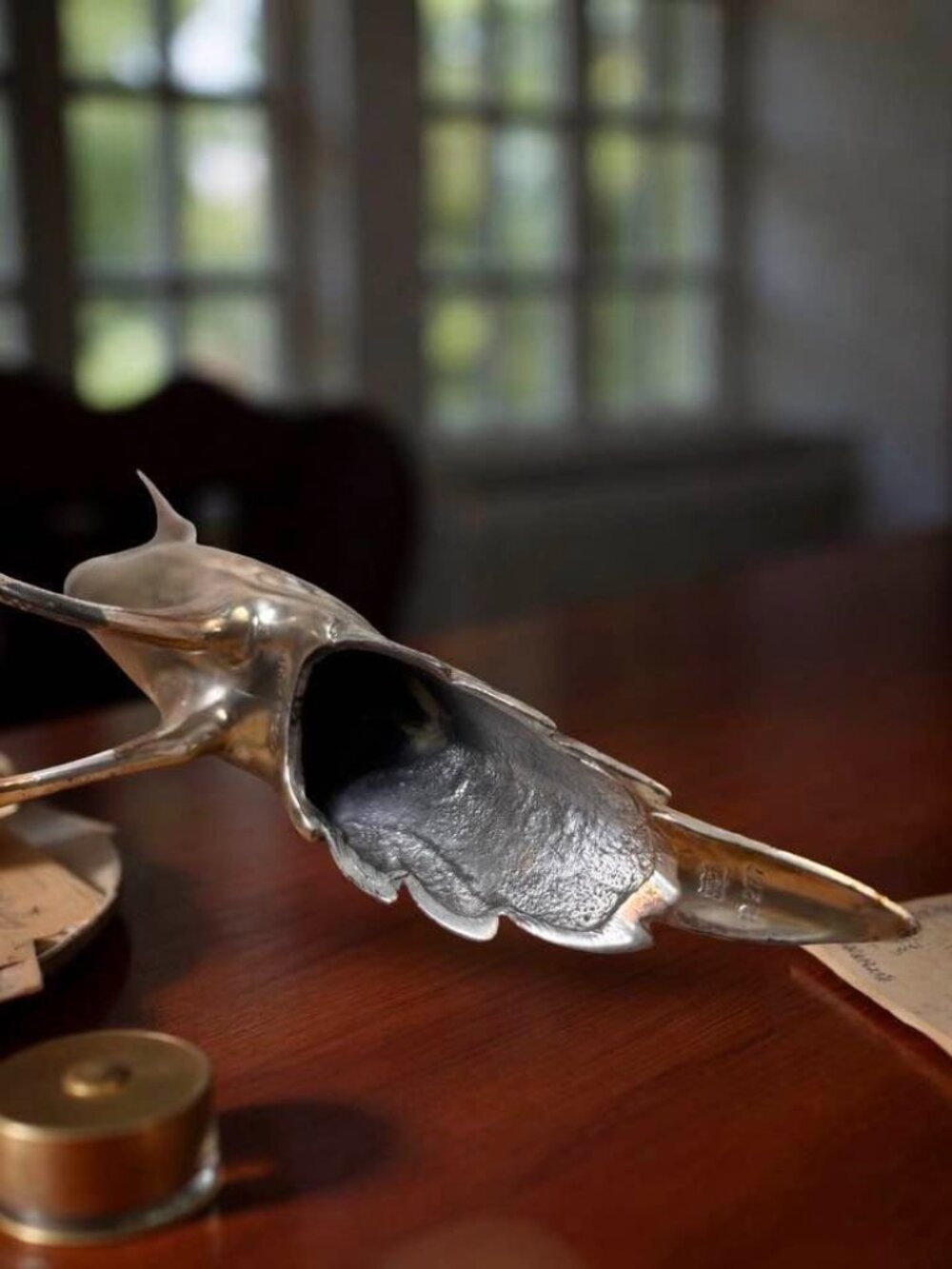 Vintage WB Pheasant Bird Sculpture #2271 Weidlich Bros Silverplate Centerpiece - Picture 10 of 11